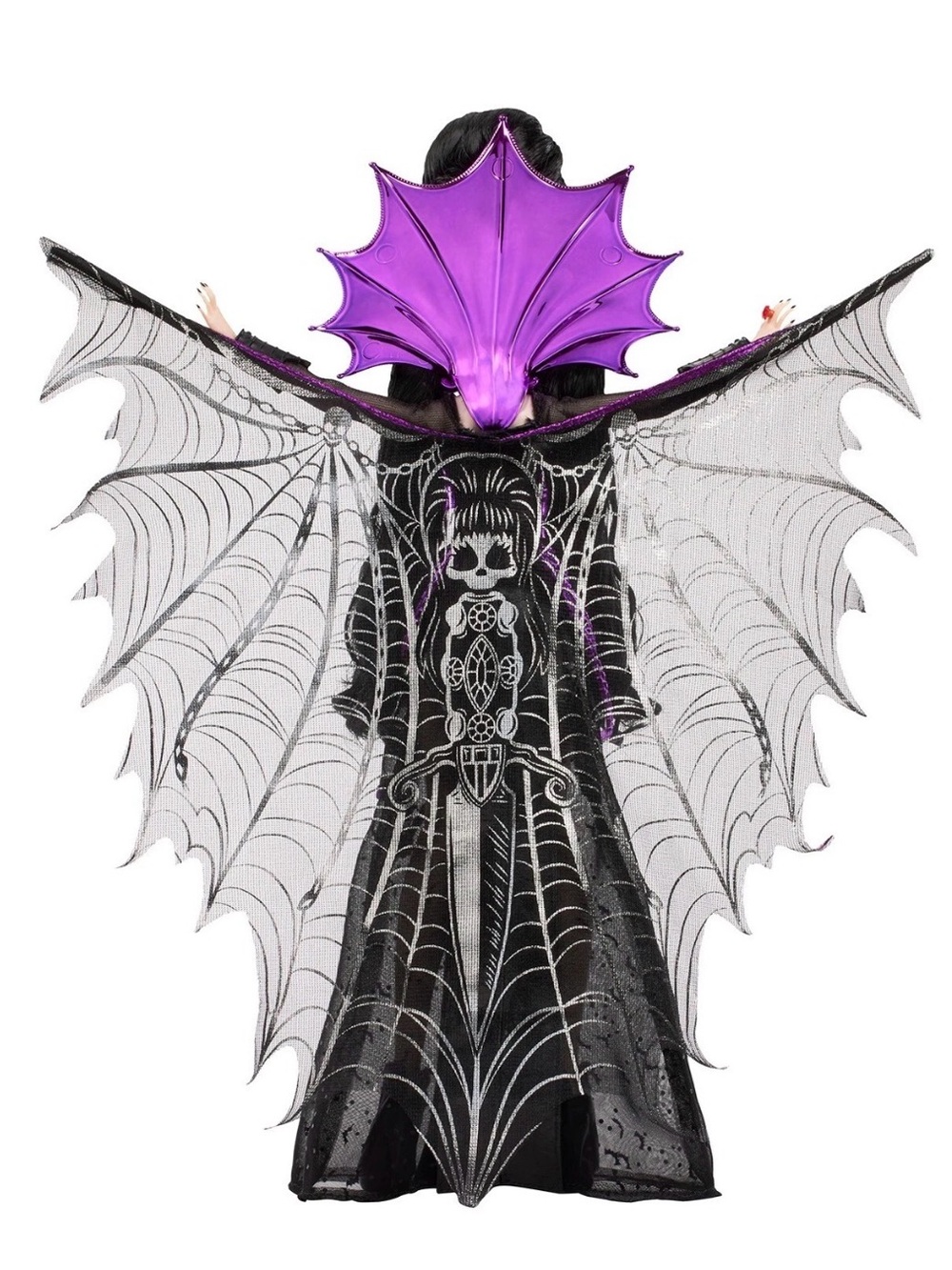 Monster High Elvira Mistress of the Dark Doll - Black & Purple - Picture 5 of 7